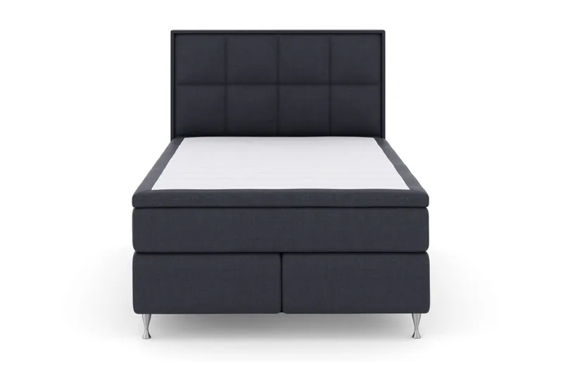 Select No 6 Komplet Sengepakke 160x200 Fast Memory/Pocket - Blå/Sølv - Møbler - Senge - Kontinentalsenge