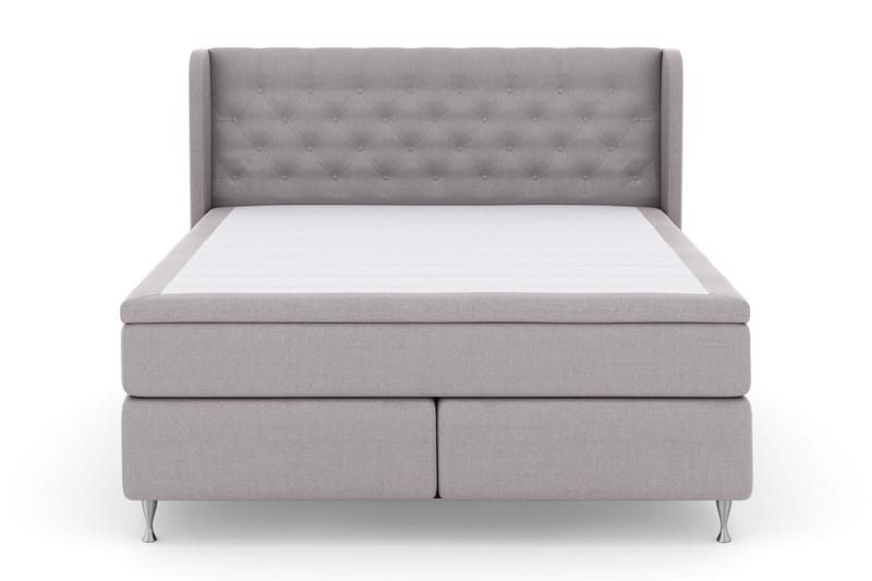 Select No 6 Komplet Sengepakke 160x200 Fast Memory/Pocket - Lysegrå/Sølv - Møbler - Senge - Komplet sengepakke
