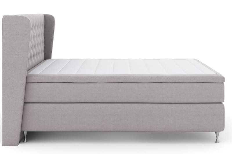 Select No 6 Komplet Sengepakke 160x200 Fast Memory/Pocket - Lysegrå/Sølv - Møbler - Senge - Komplet sengepakke