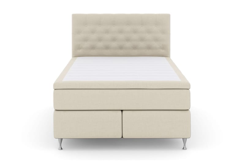 Select No 6 Komplet Sengepakke 160x200 Fast Watergel - Beige/Sølv - Møbler - Senge - Komplet sengepakke