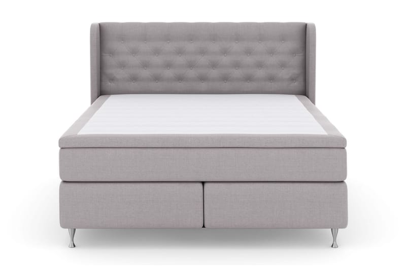 Select No 6 Komplet Sengepakke 160x200 Fast Watergel - Lysegrå/Sølv - Møbler - Senge - Komplet sengepakke