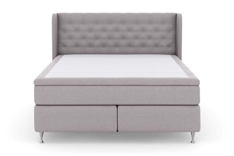 Select No 6 Komplet Sengepakke 160x200 Fast Watergel - Lysegrå/Sølv - Møbler - Senge - Kontinentalsenge