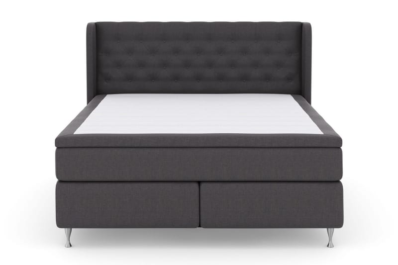 Select No 6 Komplet Sengepakke 160x200 Fast/Medium Watergel - Mørkegrå/Sølv - Møbler - Senge - Kontinentalsenge