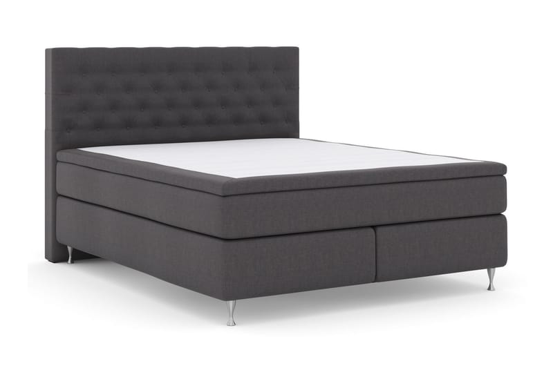 Select No 6 Komplet Sengepakke 160x200 F/M Latex/Memory - Mørkegrå/Sølv - Møbler - Senge - Kontinentalsenge