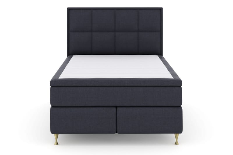 Select No 6 Komplet Sengepakke 160x200 F/M Memory/Pocket - Blå/Guld - Møbler - Senge - Kontinentalsenge