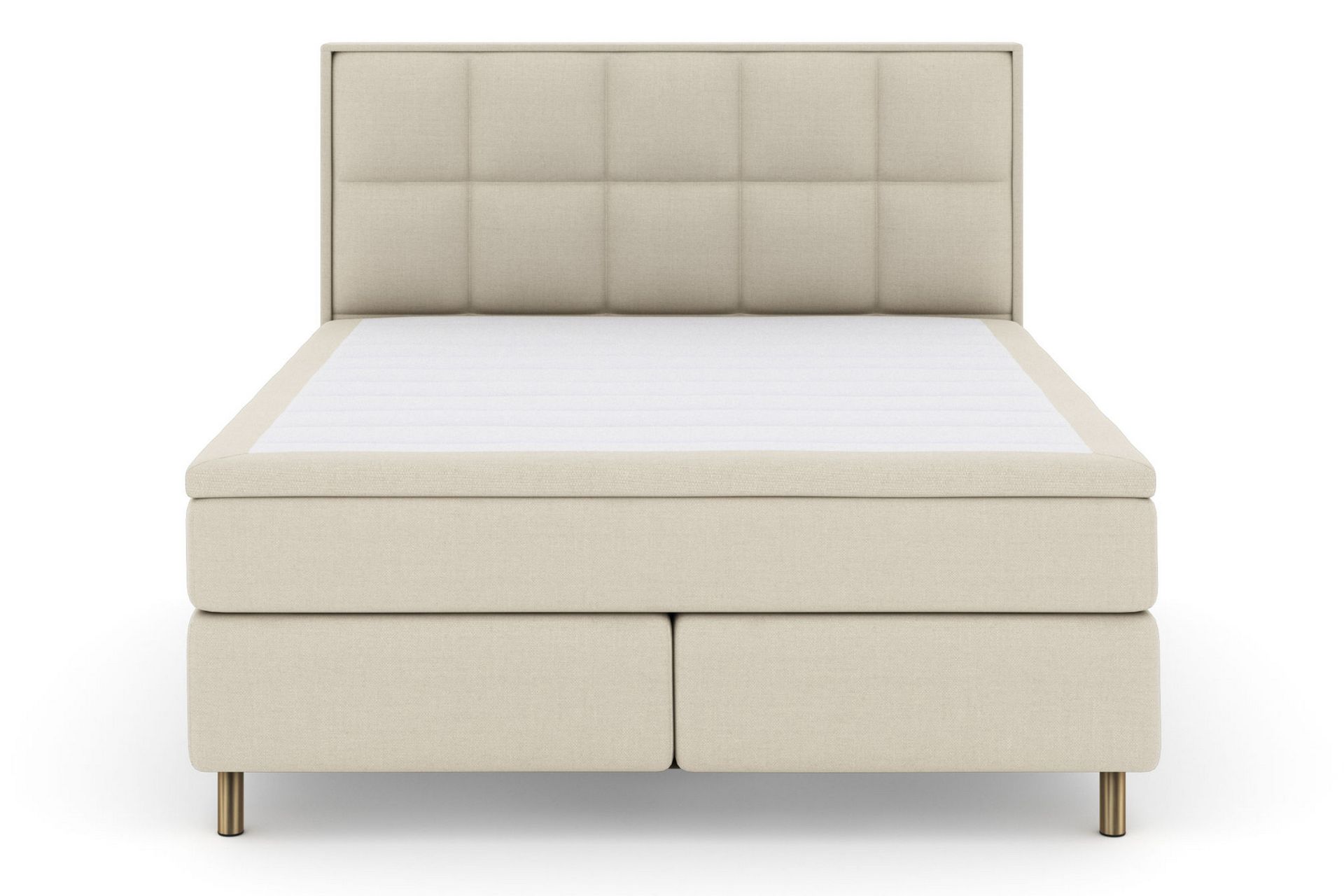 Select No 6 Komplet Sengepakke 180x200 Fast Memory/Pocket - Beige/Kobber - Møbler - Senge - Komplet sengepakke