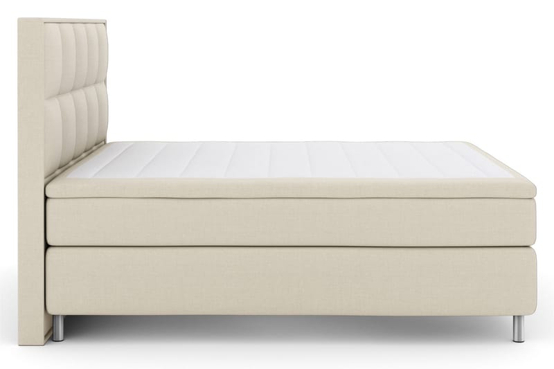 Select No 6 Komplet Sengepakke 180x200 Fast Memory/Pocket - Beige/Metal - Møbler - Senge - Komplet sengepakke