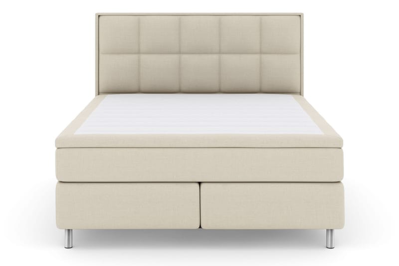Select No 6 Komplet Sengepakke 180x200 Fast Memory/Pocket - Beige/Metal - Møbler - Senge - Komplet sengepakke
