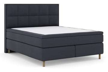 Select No 6 Komplet Sengepakke 180x200 Fast Memory/Pocket - Blå/Kobber - Møbler - Senge - Komplet sengepakke
