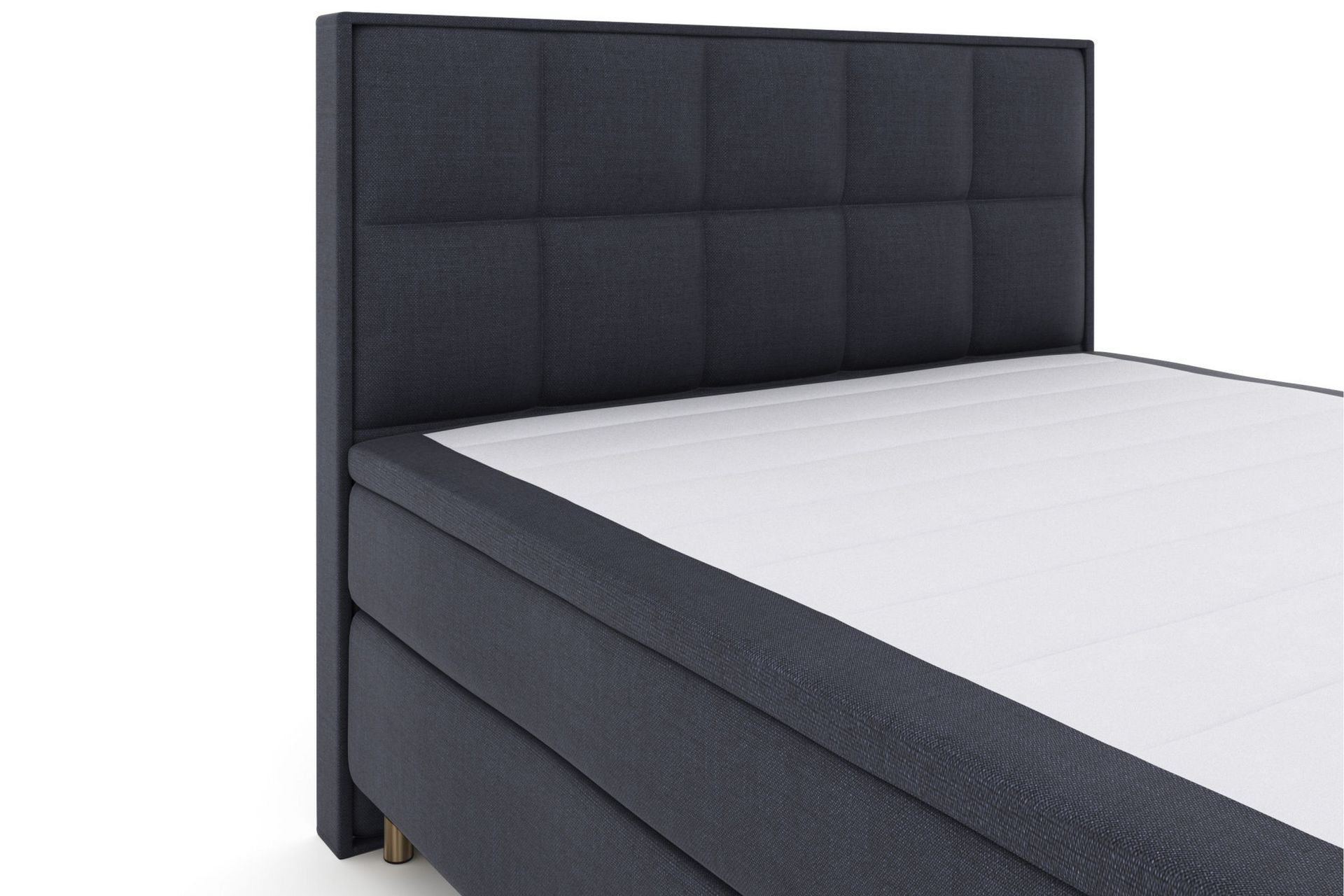 Select No 6 Komplet Sengepakke 180x200 Fast Memory/Pocket - Blå/Kobber - Møbler - Senge - Komplet sengepakke