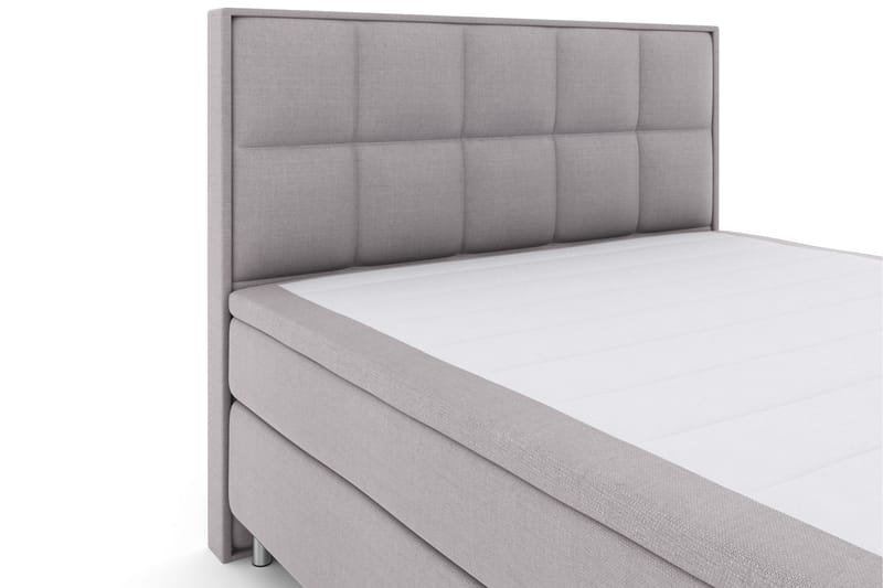 Select No 6 Komplet Sengepakke 180x200 Fast Memory/Pocket - Lysegrå/Metal - Møbler - Senge - Komplet sengepakke