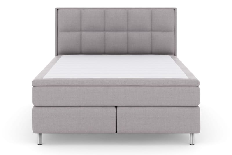 Select No 6 Komplet Sengepakke 180x200 Fast Memory/Pocket - Lysegrå/Metal - Møbler - Senge - Komplet sengepakke
