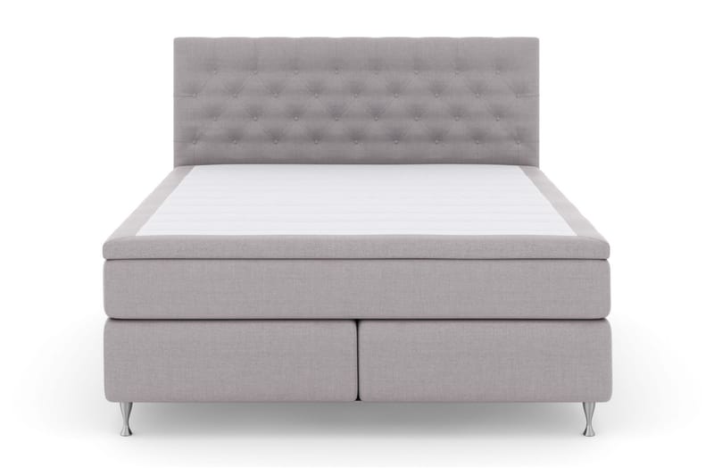 Select No 6 Komplet Sengepakke 180x200 Fast Memory/Pocket - Lysegrå/Sølv - Møbler - Senge - Komplet sengepakke