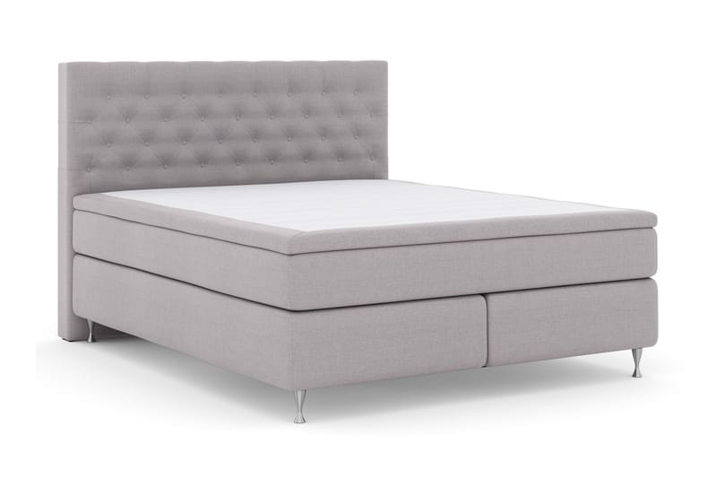 Select No 6 Komplet Sengepakke 180x200 Fast Memory/Pocket - Lysegrå/Sølv - Møbler - Senge - Komplet sengepakke