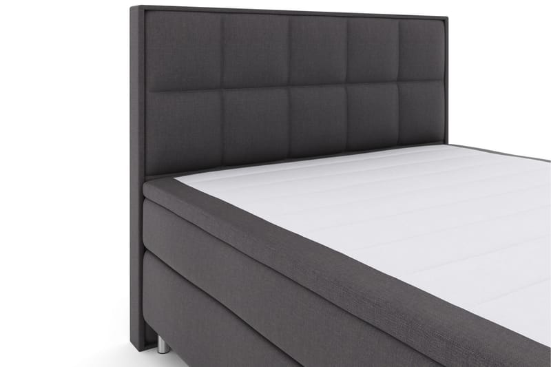 Select No 6 Komplet Sengepakke 180x200 Fast Memory/Pocket - Mørkegrå/Metal - Møbler - Senge - Komplet sengepakke