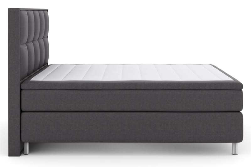 Select No 6 Komplet Sengepakke 180x200 Fast Memory/Pocket - Mørkegrå/Metal - Møbler - Senge - Komplet sengepakke