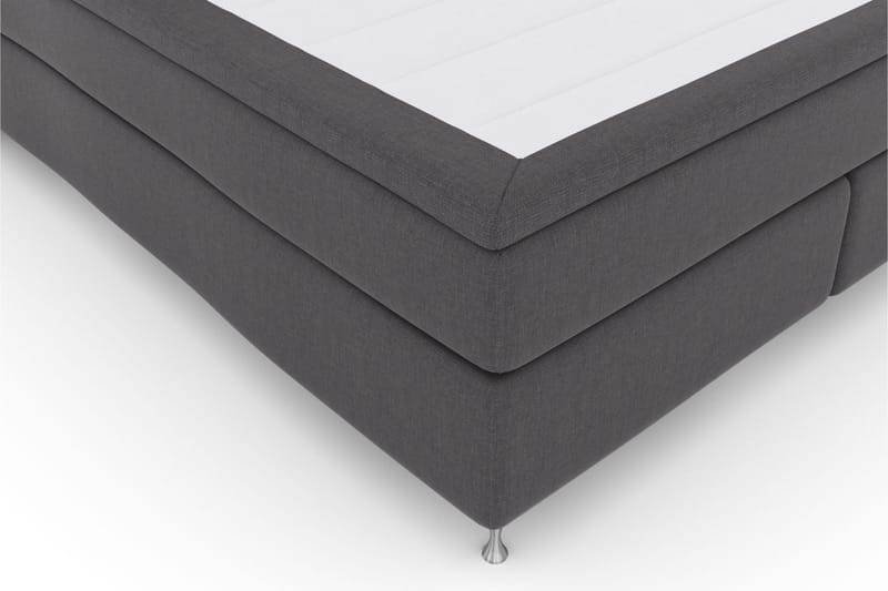 Select No 6 Komplet Sengepakke 180x200 Fast Memory/Pocket - Mørkegrå/Sølv - Møbler - Senge - Kontinentalsenge