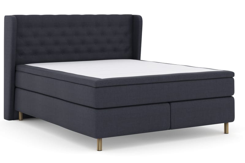 Select No 6 Komplet Sengepakke 180x200 Fast Watergel - Blå/Kobber - Møbler - Senge - Kontinentalsenge