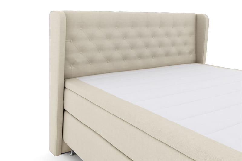 Select No 6 Komplet Sengepakke 180x200 Fast/Medium Watergel - Beige/Sølv - Møbler - Senge - Kontinentalsenge