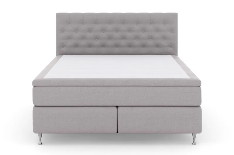 Select No 6 Komplet Sengepakke 180x200 Fast/Medium Watergel - Lysegrå/Sølv - Møbler - Senge - Kontinentalsenge