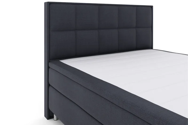 Select No 6 Komplet Sengepakke 180x200 F/M Latex/Memory - Blå/Metal - Møbler - Senge - Kontinentalsenge