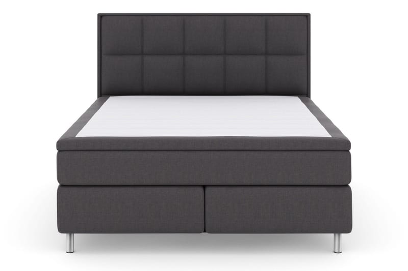 Select No 6 Komplet Sengepakke 180x200 F/M Latex/Memory - Mørkegrå/Metal - Møbler - Senge - Kontinentalsenge