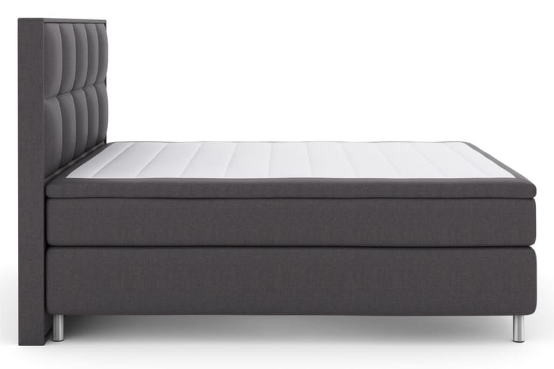 Select No 6 Komplet Sengepakke 180x200 F/M Latex/Memory - Mørkegrå/Metal - Møbler - Senge - Kontinentalsenge