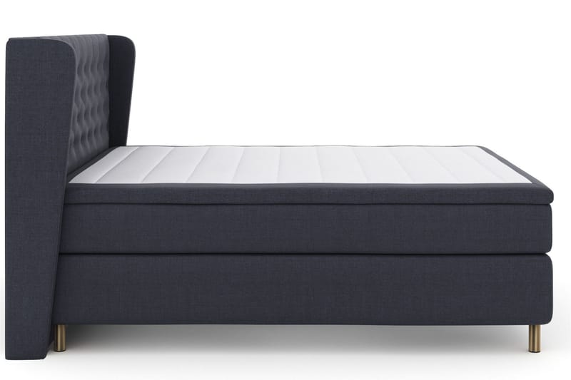 Select No 6 Komplet Sengepakke 180x200 F/M Memory/Pocket - Blå/Kobber - Møbler - Senge - Kontinentalsenge