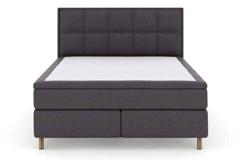 Select No 6 Komplet Sengepakke 180x200 F/M Memory/Pocket - Mørkegrå/Kobber - Møbler - Senge - Komplet sengepakke