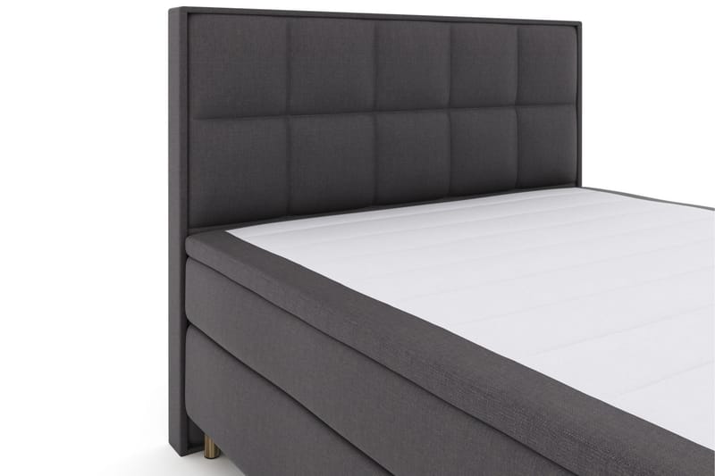 Select No 6 Komplet Sengepakke 180x200 F/M Memory/Pocket - Mørkegrå/Kobber - Møbler - Senge - Komplet sengepakke