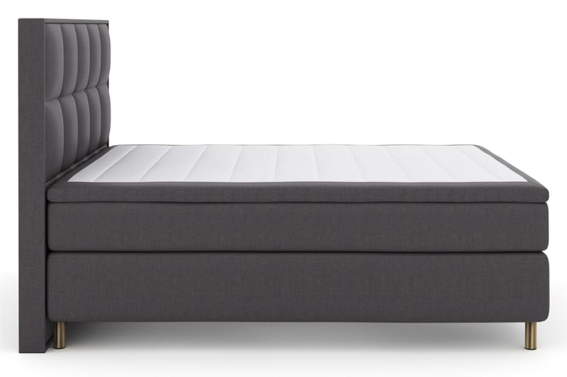 Select No 6 Komplet Sengepakke 180x200 F/M Memory/Pocket - Mørkegrå/Kobber - Møbler - Senge - Komplet sengepakke