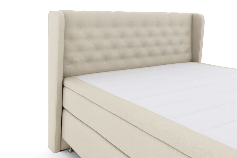 Select No 6 Komplet Sengepakke 180x200 Medium Memory/Pocket - Beige/Guld - Møbler - Senge - Kontinentalsenge