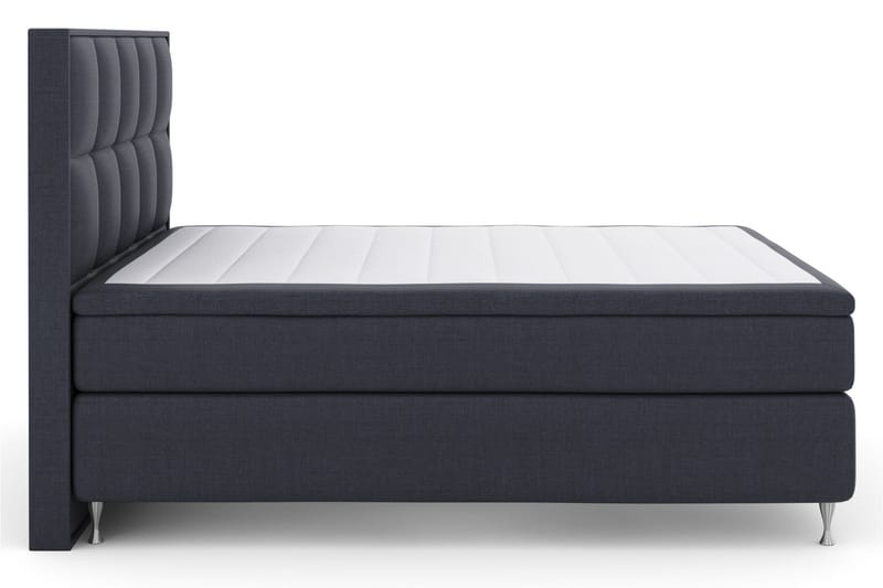 Select No 6 Komplet Sengepakke 180x200 Medium Memory/Pocket, Blå/Sølv