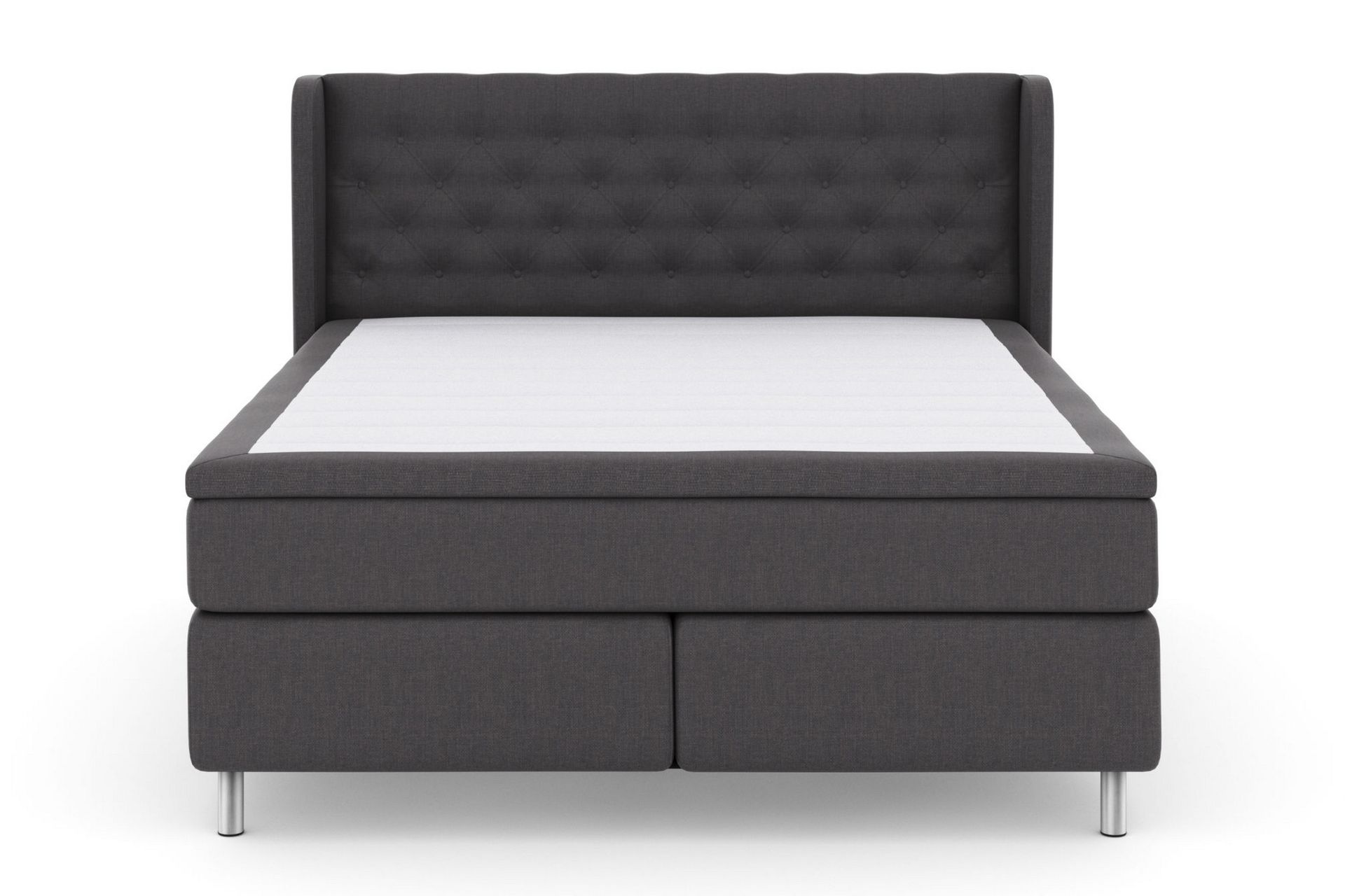Select No 6 Komplet Sengepakke 180x200 Medium Watergel - Mørkegrå/Metal - Møbler - Senge - Komplet sengepakke