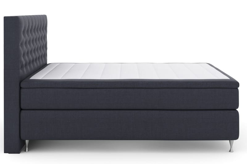 Select No 6 Komplet Sengepakke 210x210 Fast Memory/Pocket - Blå/Sølv - Møbler - Senge - Komplet sengepakke