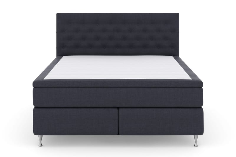 Select No 6 Komplet Sengepakke 210x210 Fast Memory/Pocket - Blå/Sølv - Møbler - Senge - Komplet sengepakke