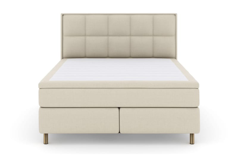 Select No 6 Komplet Sengepakke 210x210 Fast Watergel - Beige/Kobber - Møbler - Senge - Komplet sengepakke