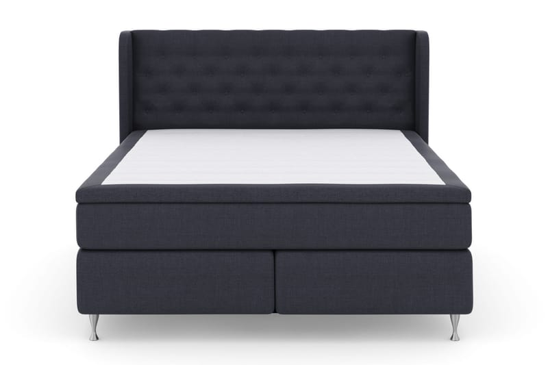 Select No 6 Komplet Sengepakke 210x210 Fast Watergel - Blå/Sølv - Møbler - Senge - Komplet sengepakke