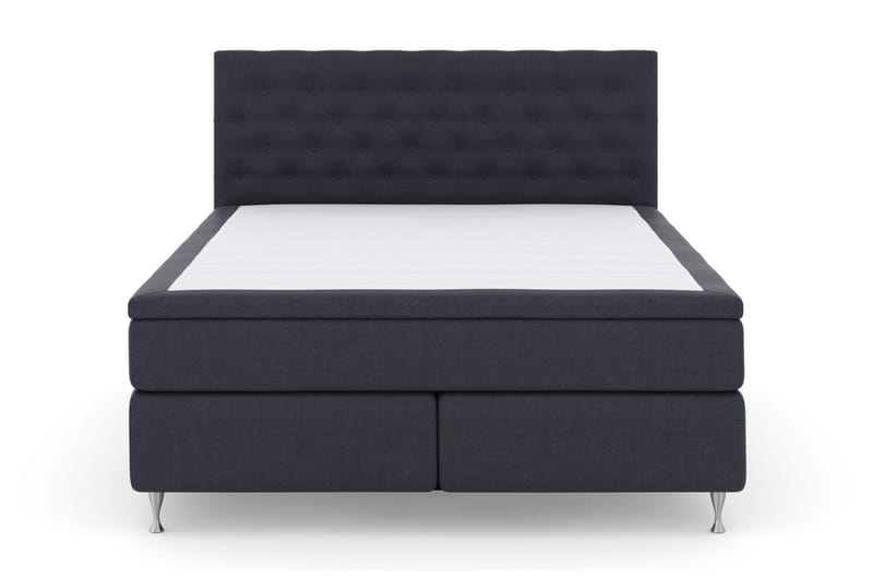 Select No 6 Komplet Sengepakke 210x210 Fast Watergel - Blå/Sølv - Møbler - Senge - Kontinentalsenge