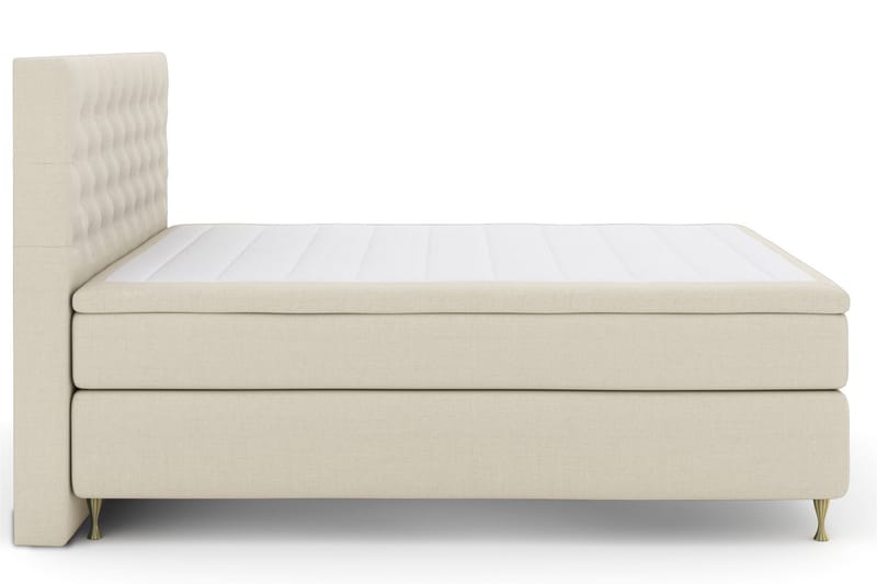 Select No 6 Komplet Sengepakke 210x210 F/M Latex/Memory - Beige/Guld - Møbler - Senge - Kontinentalsenge
