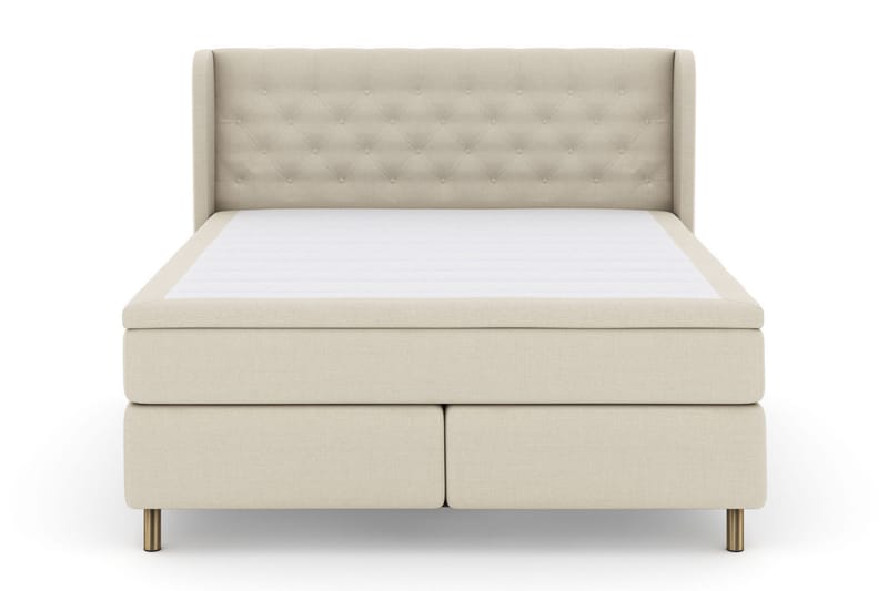 Select No 6 Komplet Sengepakke 210x210 F/M Memory/Pocket - Beige/Kobber - Møbler - Senge - Kontinentalsenge