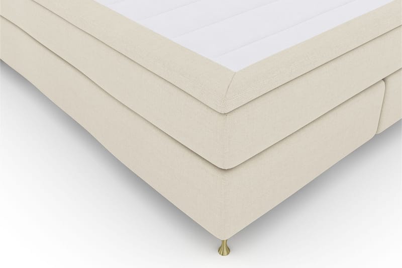 Select No 6 Komplet Sengepakke 210x210 Medium Memory/Pocket - Beige/Guld - Møbler - Senge - Komplet sengepakke