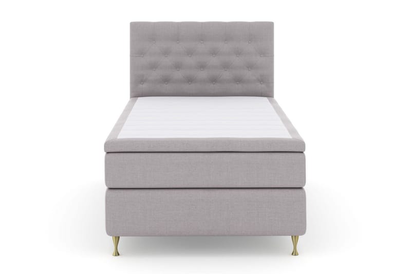 Select No 6 Kontinentalseng 120x200 hård Watergel, lysegrå