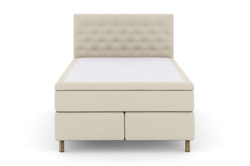 Select No 6 Kontinentalseng 140x200 hård Latex/Memory - Beige/kobber - Møbler - Senge - Kontinentalsenge