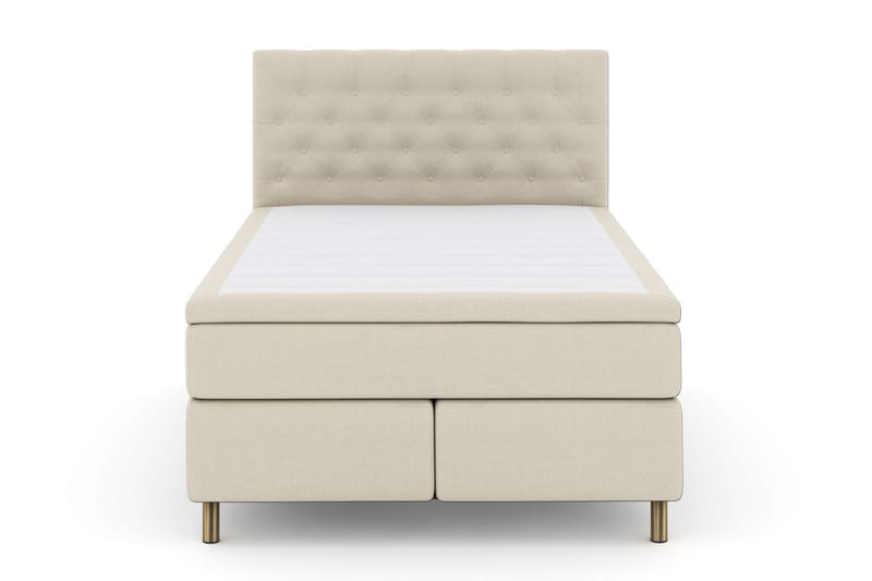 Select No 6 Kontinentalseng 140x200 hård/Medium Latex/Memory - Beige/kobber - Møbler - Senge - Kontinentalsenge