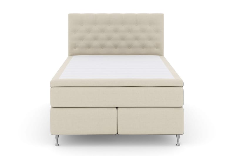 Select No 6 Kontinentalseng 140x200 hård/Medium Latex/Memory - Beige/sølv - Møbler - Senge - Kontinentalsenge