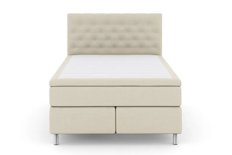 Select No 6 Kontinentalseng 160x200 Medium Latex/Memory, Beige/metal
