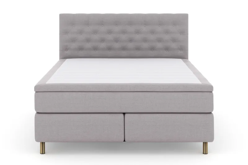 Select No 6 Kontinentalseng 180x200 hård Latex/Memory - lysegrå/kobber - Møbler - Senge - Kontinentalsenge