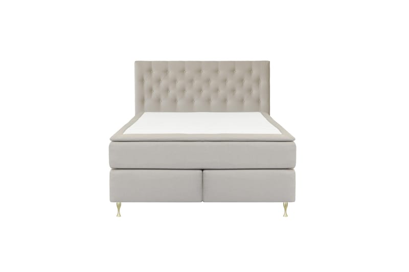 Select No 6 Kontinentalseng 210x210 hård Watergel - Beige/Guld - Møbler - Senge - Kontinentalsenge