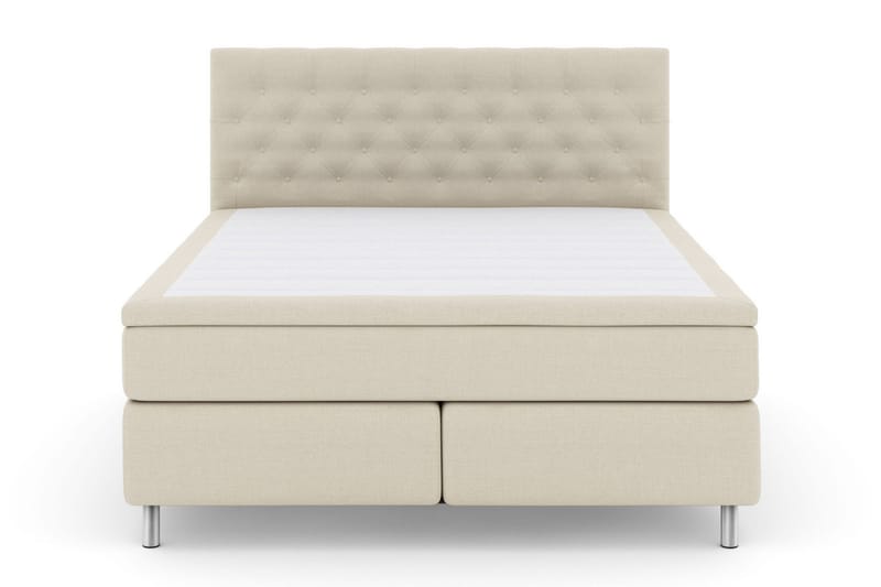 Select No 6 Kontinentalseng 210x210 hård/Medium Latex/Memory - Beige/metal - Møbler - Senge - Kontinentalsenge